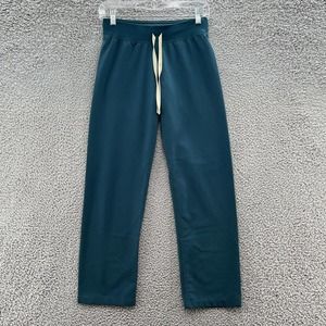 Figs Scrub Pants Womens XXS Green Livingston Basic Bottoms Technical Collection